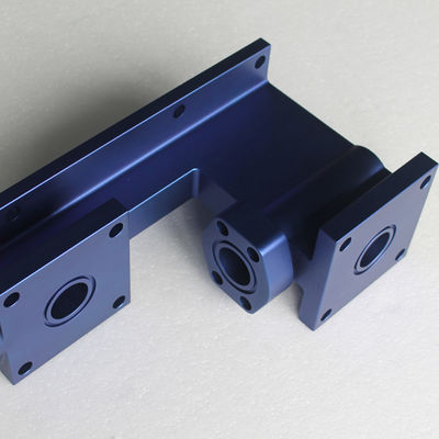 다크 블루고 정밀도 기계가공 요소, CNC 알루미늄 원형 OEM ODM